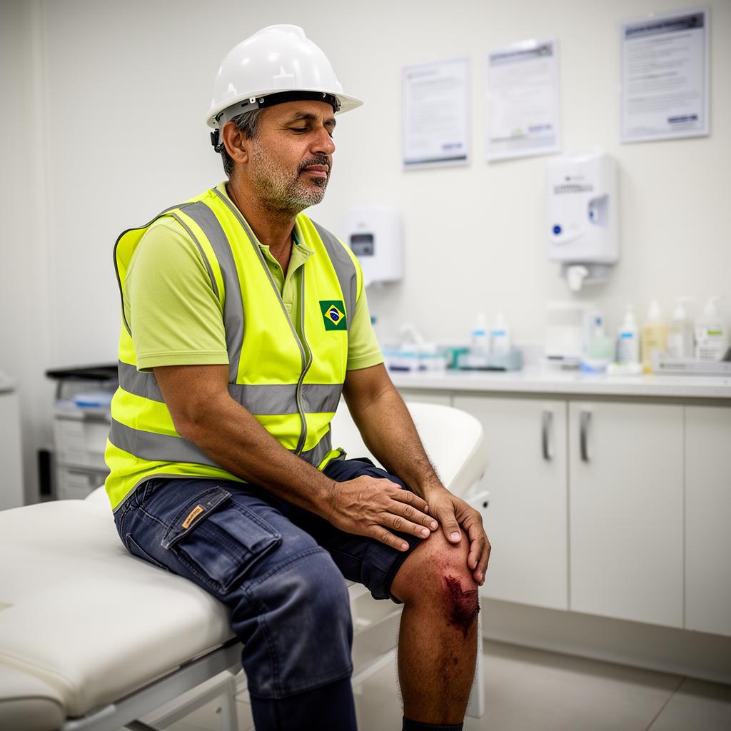 Trabalhador em recuperação com acompanhamento